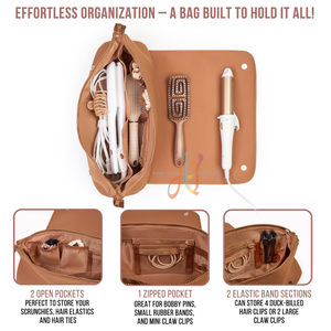 Bolsa <span class=keywords><strong>de</strong></span> Viaje <span class=keywords><strong>de</strong></span> Neopreno Personalizada <span class=keywords><strong>de</strong></span> Fábrica SIN STOCK con Bolsillos Interiores y Tapete Resistente al Calor para Planchas y Alisadores <span class=keywords><strong>de</strong></span> Cabello - Product Image 4