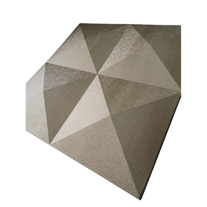 แผ่นผนังหนังเทียมแบบกำหนดเอง,แผ่นผนังสะท้อนกลับสูงตกแต่งภายในหนัง3d - Product Image 4