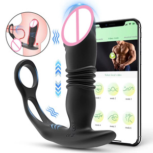 Remote Control <strong>Anal</strong> Vibrator for Men &amp; Women, Prostate Massager with Telescopic &amp; Vibration, Silicone <strong>Anal</strong> Plug for Pleasure - Product Image 1