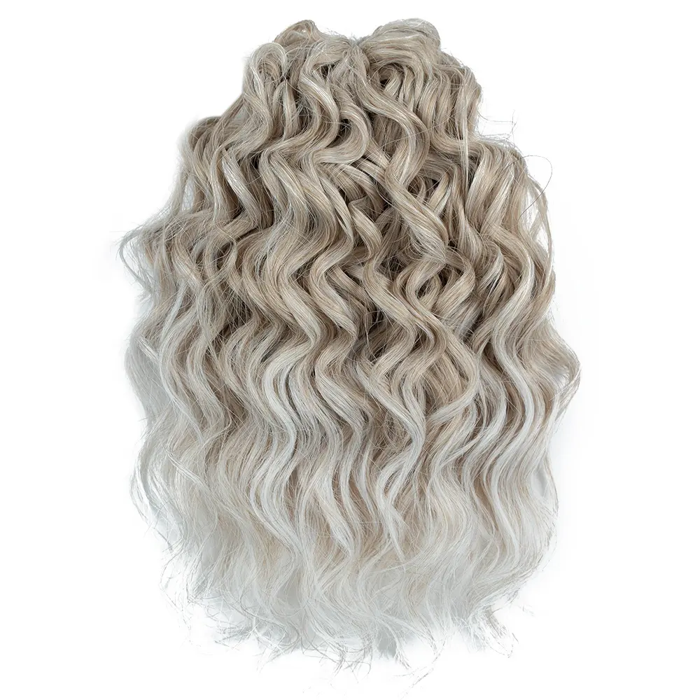 Rebecca Fashion-mechones de pelo trenzado, cabello sintético de alta calidad, color claro, 100 a 300 gramos