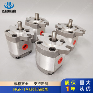 Pompe à engrenages Xingchenrui Automation HGP Série 1A en alliage d'aluminium à montage sur bride pour distribution d'huile hydraulique, automatisation industrielle - Product Image 3