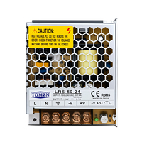 Fuente de Alimentación Conmutada TOMZN 50W AC-DC SMPS de Salida Única, Entrada 110-240V, Salida 5V 12V 15V 24V 36V 48V Ajustable para LED