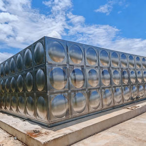 Réservoir d'eau de 1000L à 100000 litres en acier inoxydable 304 pour usage domestique et production – Réservoir d'eau froide potable - Product Image 3