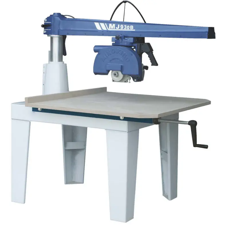 Máquina de serra industrial de braço radial para carpintaria MJ930