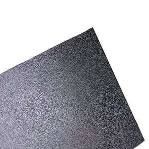 Hoja de plástico ABS negro texturizado de un lado, 0,9mm,1mm, 1,2mm, 4mm