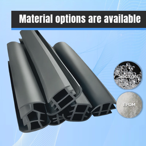 Tira de Sellado Impermeable de Silicona Negra Tipo T para Paneles Solares, Tableros Fotovoltaicos, Tira de Sellado Fotovoltaica en Productos de Goma - Product Image 3