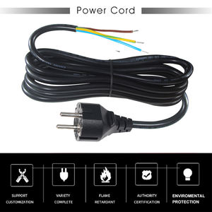 Câble d'alimentation pour moniteur LCD, câblage <span class=keywords><strong>PS3</strong></span>, 2,5 A, 250 V, prise filaire, 220 V, bobine, 3 broches, pour fer à vapeur, cordon d'alimentation EU, extrémité ouverte - Product Image 3