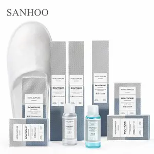 SANHOO Набор для путешествий, оптовая продажа, набор принадлежностей для комфорта, гостевой набор для отеля, спа, туалетные принадлежности, стоматологический набор