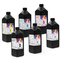 Supercolor DX5 1000Ml T Serie Zachte Uv Inkt Led Uv Inkt Voor Epson DX5 DX7 Printers Water Gebaseerde Inkt digital Printing 24 Maanden