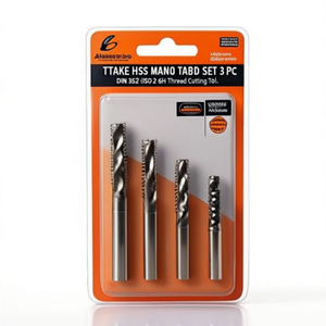 ชุดต๊าปมือ HSS TTAKE 3 ชิ้น DIN 352 ISO 2 6H เครื่องมือตัดเกลียว - Product Image 2
