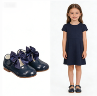Nouvelles Chaussures Habillées 2026 – Ballerines Plates en Cuir Style Fée avec Nœud et Semelle Souple