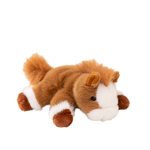 Simpatico giocattolo di peluche animale profumato e realistico piccolo cavallo animale imbottito in maglia di cotone PP che riempie lo Stress rilievo ornamento Desktop - Product Image 1