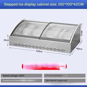 Frigoríficos y congeladores de barra de refrigeración por aire para hostelería, vino, cerveza y almacenamiento de hielo para refrigeradores de exhibición de helados - Product Image 6