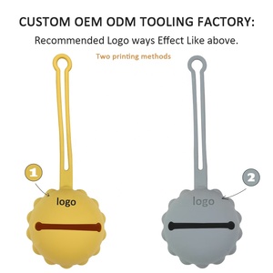 Custodia per alimenti per neonati e neonati Eco Friendly scatola portacuccio portatile in Silicone per capezzolo ciuccio custodia per Zip o scatola - Product Image 3
