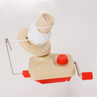 Petite machine manuelle à manivelle pour enrouler le fil de laine, accessoire de couture et de tricot, avec sac de rangement en plastique durable