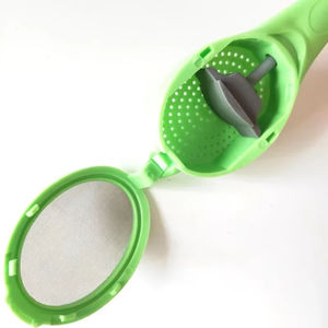 Infusor de té con émbolo incorporado, sabor saludable e intenso, bolsa de té reutilizable, colador de plástico para té y café, remujo, agita y prensa. - Product Image 4