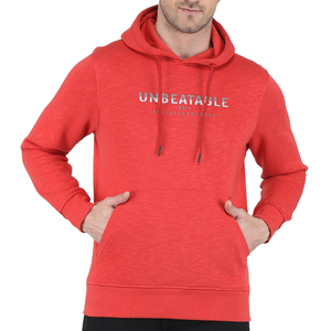 Sudaderas con capucha de gran tamaño de material polar mezclado de algodón ligero recién llegado para hombre Impresión de logotipo personalizado para invierno - Product Image 1