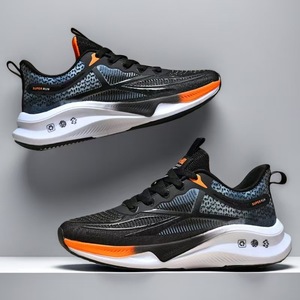 Zapatillas Deportivas Planas Transpirables de Malla y PU con Cordones para Hombre 2026, Zapatos Casuales Modernos y Ligeros para Primavera y Otoño - Product Image 1