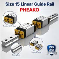 Rail de guidage linéaire HGH-15CA, compatible avec HIWIN, rail coulissant de précision pour mouvement linéaire sur machines-outils CNC.