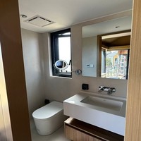 Casa Contenedor Contemporánea para Trabajadores, Alojamiento Móvil de Alta Densidad con Dormitorio y Baño, Habitación Prefabricada Portátil