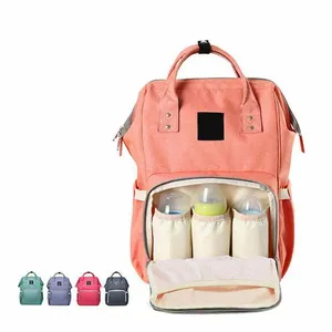 Muestra gratis Big Mommy Bag con capacidad para cambiador Mochila multiusos Bolsas de pañales de viaje para bebés - Product Image 5