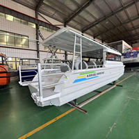 Nouveau bateau de plaisance de tourisme en aluminium soudé de 9 m (30 pieds) pour le transport de passagers