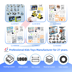 Chengji vật lý khoa học giáo dục đồ chơi DIY Kid Đồ chơi robot 12in1 điện sáng tạo lắp ráp DIY Robot Kit cho trẻ em gốc đồ chơi - Product Image 4