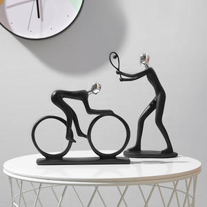 Ornements décoratifs Tonfo en résine synthétique, style moderne et épuré, accessoires pour la maison, entrée, salon, <span class=keywords><strong>TV</strong></span>, cave à vin, fête - Product Image 4