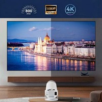 Proyector de Cine en Casa Portátil 1080P HD, Diseño Elegante Estilo Cañón, Nuevo Modelo, Éxito de Ventas en Comercio Electrónico Transfronterizo
