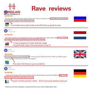 2.438Mater cán hàng rào black.43 hàng rào 50m CuộN PVC tráng dây chuỗi liên kết hàng rào cho fecing trellis & Cổng - Product Image 5