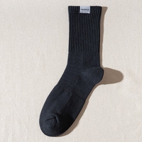 Fabricant de chaussettes Hommes Femmes Chaussettes en coton tissé avec étiquette personnalisée