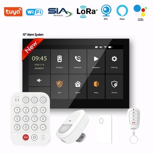 Nouveau système d'alarme intelligent P700s avec écran tactile 7 pouces, caméras de sécurité vidéo, compatible Tuya Smart WiFi GSM et alimentation par batterie - Product Image 3