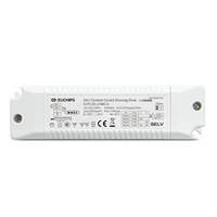 Driver LED compact et fin DALI/tactile à intensité variable avec sortie à courant constant 12W, entrée 220-240V, garantie 3 ans, plastique ignifuge