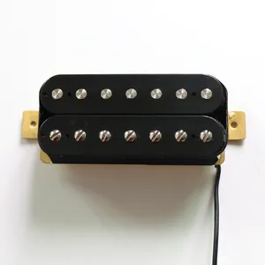 7 string electric guitar humbucker pickup with ceramic magnet bar in black color
