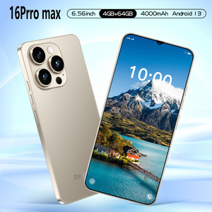 Teléfono inteligente de bajo precio del fabricante original 16Pro Max con 4 núcleos, 4GB de RAM, 64GB, 4500mAh, doble tarjeta SIM, dispositivo para personas mayores - Product Image 5
