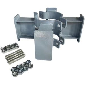 अनुकूलन योग्य बहु-विनिर्देश चार बोल्ट पाइप क्लैंप मल्टी-दिशा पाइप ब्रैकेट/पाइप समर्थन कारखाने मूल्य ओएम - Product Image 4