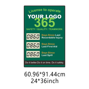 CHEETIE CP01 negro LCD celebra días sin accidentes con Mini <span class=keywords><strong>Digi</strong></span> Day marcadores electrónicos señales de seguridad - Product Image 6