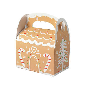 Scatola di pasticceria dolce per bambini pieghevole all'ingrosso <span class=keywords><strong>caramelle</strong></span> di <span class=keywords><strong>Halloween</strong></span> trattano scatole di torta di biscotti confezione scatola di carta regalo - Product Image 3