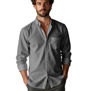 TKAN633 personnalisé nouveau produit liste décontracté affaires hommes chemise habillée mode de luxe chemise à manches longues hommes chemise sociale - Product Image 2