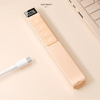 Télécommande de présentation sans fil rechargeable, pointeur de présentation, télécommande de présentation RF 2,4 GHz USB, contrôle du volume et des hyperliens