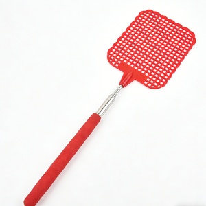 Raquette anti-mouches télescopique extensible pour le contrôle des insectes à domicile, utilisation sur plafond et mur - Product Image 1