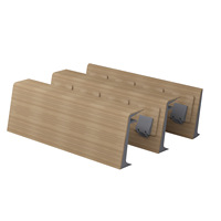 Ensemble de bureau et chaise d'université réglables et économiques avec structure métallique - Mobilier de classe moderne pour les écoles