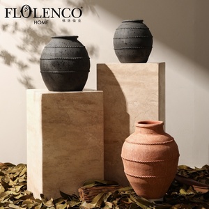 <span class=keywords><strong>Vase</strong></span> à fleurs en terre cuite de style minimaliste Flolenco pour la décoration intérieure, table, salon, décoration en céramique - Product Image 2