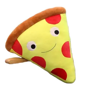Bán Hot Plush Pizza Nhồi Bông Đồ Chơi Mềm Nhồi Thức Ăn Nhanh Đồ Chơi Sang Trọng Quà Tặng Sinh Nhật Cho Trẻ Em Trẻ Em