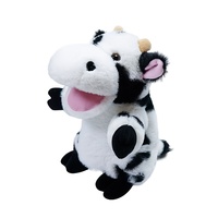 Marionnette mignonne d'animal de la ferme pour enfants de 5 à 7 ans, 13 cm, en peluche douce, chien ou mouton, pour le conte, les spectacles et les fêtes