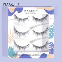 MAANGE fournisseurs de cils manga cils de chat naturels et vaporeux cils imperméables à bande transparente