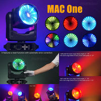 Marslite - Luces de Escenario Móviles con Zoom Fresnel RGB LED de 150 W, con Efecto Halo, para DJ, Discoteca, Fiesta, Boda