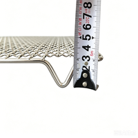Grille de cuisson, de séchage et de refroidissement perforée en treillis métallique d'acier inoxydable sur mesure, plateau métallique pour fruits secs et aliments, SUS 304