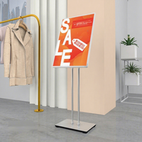 Papan Reklame Kaca Berlampu, Papan Iklan Pintu, Poster Rekrutmen, Stand Poster Lantai, Poster Indoor yang Dapat Dipindahkan