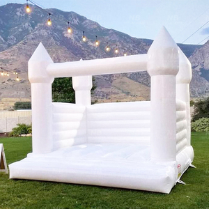 Commercial Luxury All White Wedding Bouncer Jumping Castle <b>Inflatable</b> <b>House</b> White Wedding Wedding <b>House</b> Commercial - Product Image 6